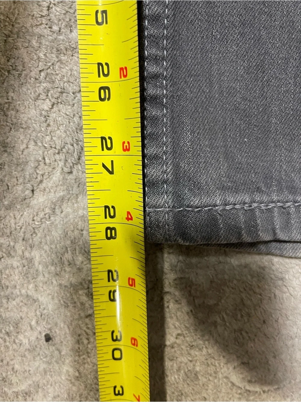 Mens LEVIS 505 Charcoal Jeans